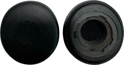 Produktbild von INF Ersatz-Ohrpolster für Jabra Engage 50 II/40 Kabelgebunden - Proteinleder, Schwarz (1 Paar)