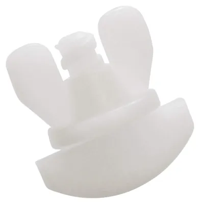 Immagine prodotto di Fermalegna per binari per tende GE e P2Ü, confezione da 6 pezzi, in plastica, colore bianco
