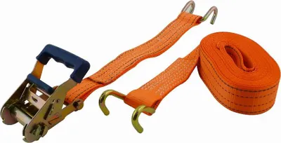 Image de Sangle à cliquet + crochet poids lourd VISO - Larg.50mm - long.8m - SPL801