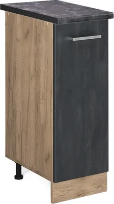 Zdjęcie produktu dla Szafka apteczna Vicco R-Line Czarny beton 30 cm BP Antracyt, Model 47560