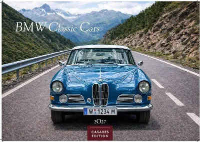 Produktbild von BMW Classic Cars Kalender 2027 - Wandkalender | Fotokalender Oldtimer 35x50cm BMW Odltimer - Hochwertiger Oldtimer Kalender.
