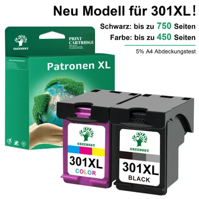 Product packaging and ink cartridges for a printer.