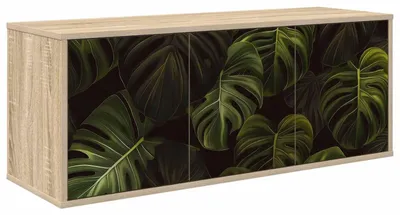 Image de vidaXL Meuble TV mural, modèle ELBURG, 102 x 33 x 40 cm, finition chêne Sonoma