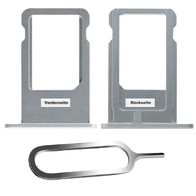 Produktbild von iPHONE 6 SIM KARTEN HALTER ADAPTER FACH STECKER TRAY SLOT CARD SIM-NADEL SPACE GREY