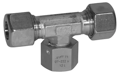 Produktbild von Riegler Einstellbare T-Verschraubung, Dichtkegel, M14x1,5 i., ES 1.4571