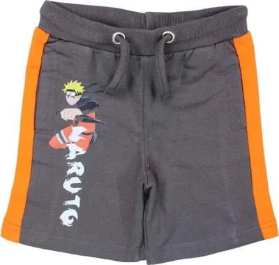Produktbild von Naruto Shippuden Kinder Jungen Shorts – Grau / 122/128