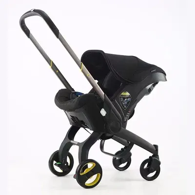 Produktbild von Kinderwagen und Autositz 2-in-1 Set – Faltbar, tragbar und Reise-System für Neugeborene