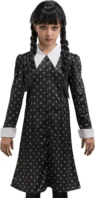Produktbild von Wednesday Kleid - Kinderkostüm Fasching Karneval Kindergröße: 146-152