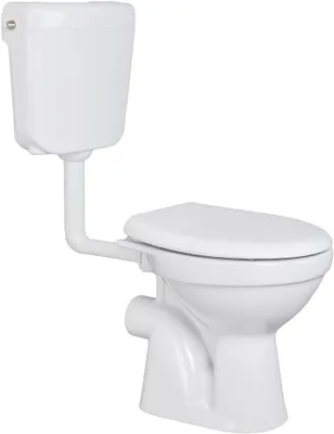 Productafbeelding van Douche-toilet met bidet-functie - Staand toilet met hygiënische douche en softclose-dksel