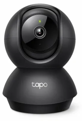 Productafbeelding van TP-Link TAPO C201, IP-beveiligingscamera, voor binnen, met kabel en draadloos, voor op tafel of aan de muur, zwart, 75,2°