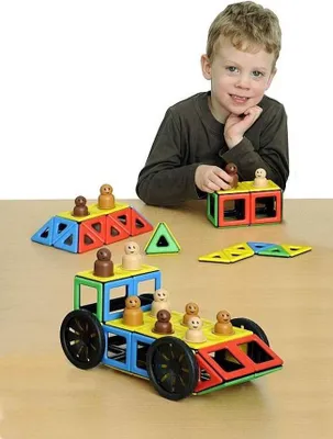 Immagine prodotto di Set di driver magnetici Polydron da 92 pezzi
