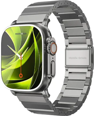 Zdjęcie produktu dla Mobile Origin MO-TBM-SLV, Pasek, Smartwatch, Tytan, Apple, Apple Watch Ultra 3/2/1 49mm Apple Watch 11/10 46mm Apple Watch 9/8/7 45mm Apple Watch 6/SE/5/4..., Tytan, Carbon