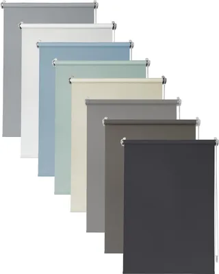 Produktbild von Deco4Me Seitenzug Rollo (140 x 160 cm, Stahlgrau)