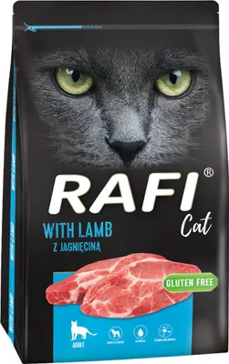 Zdjęcie produktu dla Dolina Noteci Rafi Cat Karma Sucha Dla Kota Z Jagnięciną 7kg
