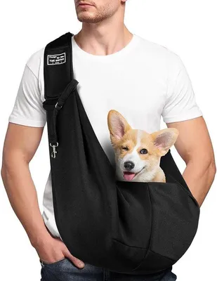 Produktbild von Famanu Hundetragetasche bis 7,5 kg – Atmungsaktive Handsfree Tragetasche für kleine Hunde und Katzen, ideal für Spaziergänge und Outdoor-Aktivitäten