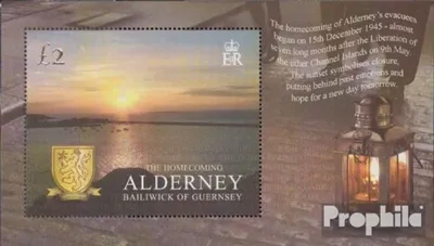Produktbild von Briefmarken GB - Alderney 2005 Mi Block17 (kompl.Ausg.) postfrisch Weltkrieg