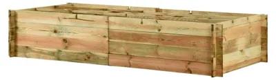 Produktbild von Hochbeet aus imprägniertem Kiefernholz 197x100x40 cm, Palettenrahmen, Hochteich, Gemüsebeet, Kräuterregal für Balkon, Blumenbeet, Kräuterspirale, Tomatenbeet, Pflanzhochbeet