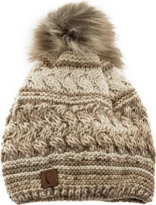 Produktbild von Faera Mütze zum Warmhalten im Herbst Winter-Bommelmütze Strickmütze Innenfutter Motiv 10