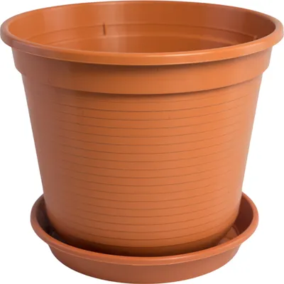 Produktbild von Blumentopf Standard mit Untersetzer in versch. Größen und Farben