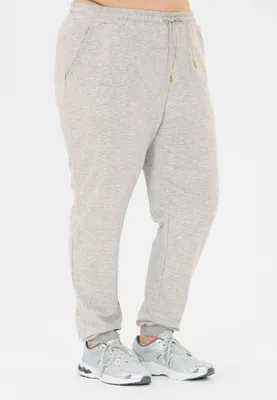 Produktbild von Q by Endurance Jogginghose Ingelina mit kuscheligem Materialmix 1005 Light Grey Melange 44
