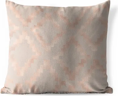 Produktbild von MuchoWow® Outdoor Kissen - Block - Rosa - Muster - 60x60 cm - Wetterfest - Lounge Kissen - Dekoration - Schlaf Kissen
