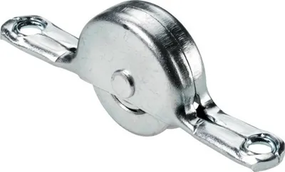 Produktbild von Laufrolle für Schiebetüren 55x8 mm verzinkt 2 Stück