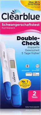 Immagine prodotto di Confezione combinata di test di gravidanza Clearblue Double-Check