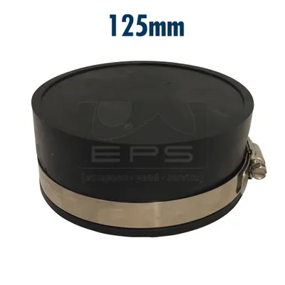 Produktbild von Flexible Endkappe 125mm für PVC Rohre