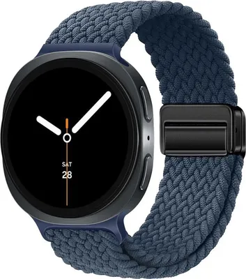 Produktbild von Magnetverschluss Nylon Armband für Samsung Galaxy Watch 8 / 8 Classic D- Blau