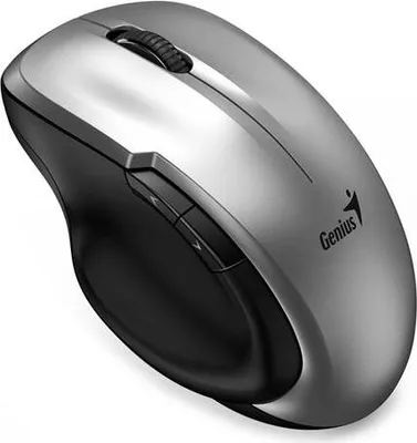Zdjęcie produktu dla Mysz bezprzewodowa, Genius Ergo 8200S, srebrna, optyczna, 1200DPI