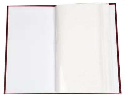 Obrázok produktu pre Fotoalbum ARPAN, 15 x 10 cm, 300 obalov, bordovo červená, 18 x 4 x 33 cm