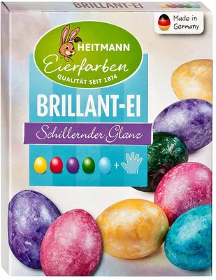 Immagine prodotto di Heitmann 60012 Vernice per uova di Pasqua - Uovo brillante, 5 colori assortiti