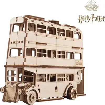 Obrázok produktu pre Ugears 3D drevené mechanické puzzle Harry Potter Knight Bus