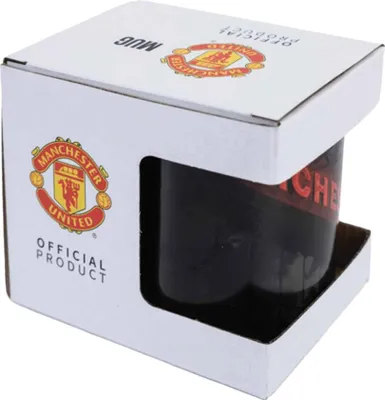 Obrázok produktu pre Manchester United FC - Hrnček na kávu "Old Trafford", 312 ml BS5910 (jedna veľkosť) (čierny)