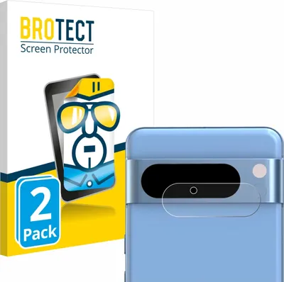 Produktbild von 2x Für Google Pixel 8 Pro (NUR Kameraschutz) Schutzfolie BROTECT Displayschutz Display Schutz Folie Klar Transparent