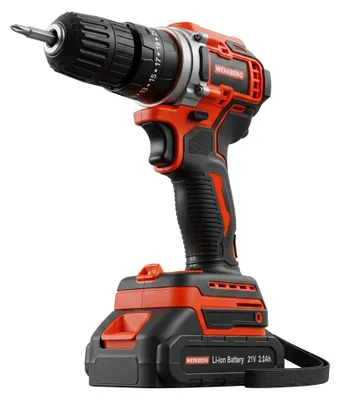 Zdjęcie produktu dla Wkrętarka akumulatorowa udarowa wiertarka Werkberg WRKQ10120V 60Nm bezszczotkowa 2x2Ah