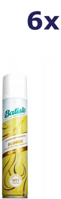 Image de 6x Batiste Droogshampoo blonde 200 ml