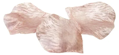 Immagine prodotto di 50 petali di rosa in tessuto metallizzato oro rosa, 5,5 x 3,5 cm - Taglia unica