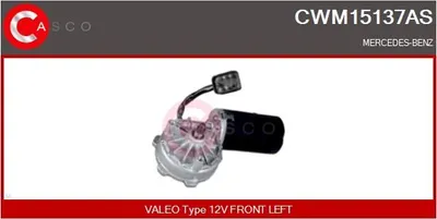 Produktbild von CASCO Wischermotor CWM15137AS vorne