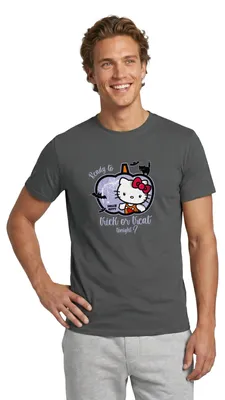 Produktbild von Spreadshirt Hello Kitty Halloween Süß Oder Saurer Männer T-Shirt, L, Anthrazit