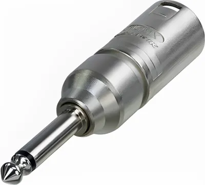 Obrázok produktu pre Neutrik - 3-pólový XLR samec na mono 1/4" zástrčka