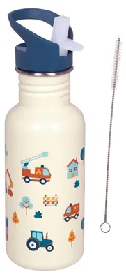 Produktbild von Coppenrath Verlag Edelstahlflasche - Fahrzeuge