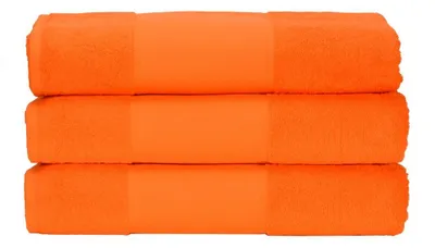 Immagine prodotto di A&R Towels Asciugamano personalizzabile LT125 (taglia unica) (arancione chiaro)