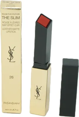Produktbild von Yves Saint Laurent Rouge pur Couture The Slim Leather Matte Lippenstift 2,2g Rouge Mirage 26