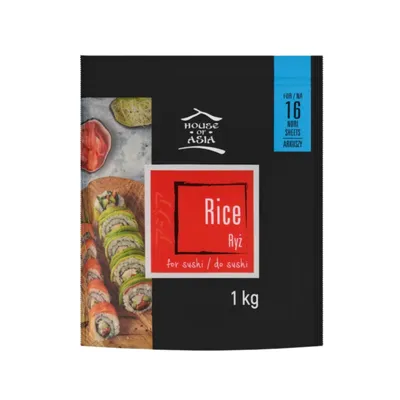 Produktbild von Sushi Reis 1 kg - Rundkornreis für Sushi, Bowls, Onigiri und japanische Hausküche