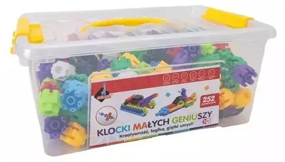Zdjęcie produktu dla Klocki małych geniuszy śrubki 252 elementy - Askato