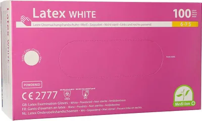 Produktbild von Papstar Handschuhe aus Latex Größe S