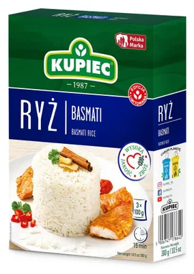 Obrázok produktu pre Dlhozrnná ryža basmati 3 x 100 g