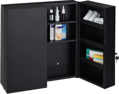 Image de Armoire à pharmacie XXL en anthracite