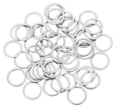 Produktbild von 50 Stück M12 Unterlegscheiben, 12x16x0,8 mm, verdickte Flachscheiben aus Edelstahl 304 für Schrauben, Bolzen, Automobilteile und Industriemaschinen.